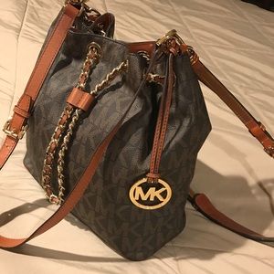 Michael Kors Brown Frankie shoulder handbag
